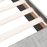 Bed Frame without Mattress Concrete Grey 90x190 cm Single 3280618
