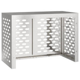 Air Conditioner Cover Silver 100 x 50 x 70 cm Stainless steel 865901