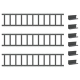Anthracite 300 x 2.5 x 20 cm Steel 42028453