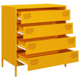 Sideboard Mustard Yellow 68x39x73.5 cm Cold-rolled Steel 851289