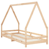 Kids Bed Frame 80x200 cm Solid Wood Pine 834480
