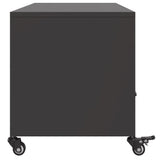 TV Cabinet Black 100.5x39x43.5 cm Steel 846692