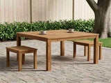 Coffee Table Natural 80 x 80.5 x 45 cm Solid Acacia Wood 901241