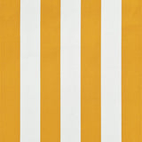 Retractable Awning 200x150 cm Yellow and White 143753