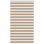 ZNTS Zebra Blind Sand Brown 120x230 cm Fabric Width 115.9 cm Polyester 4014603