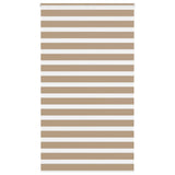 ZNTS Zebra Blind Sand Brown 120x230 cm Fabric Width 115.9 cm Polyester 4014603