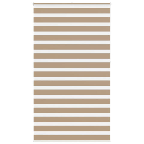 ZNTS Zebra Blind Sand Brown 120x230 cm Fabric Width 115.9 cm Polyester 4014603