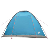 Camping Tent with Roof Blue 4-Person Polyester and Steel 42028648