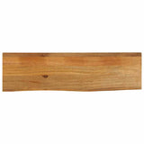 Table Top Live Edge 120x20x3.8 cm Solid Wood Mango 370566