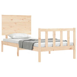 Bed Frame without Mattress 100x200 cm Solid Wood Pine 3193391