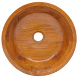 Basin Solid Teak Wood 40x10 cm 326160