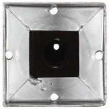 Ground Spikes 6 pcs Silver 9x9x56 cm Galvanised Steel 145440