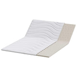 Mattress Topper White 140 x 190 x 5.5 cm Knit Fabric 4106418