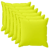 Cushion with Pillow HOUTEN 6 pcs Bright Green Polyester 934817