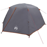 Backpacking Tent Grey and Orange 2-Person 42017411