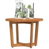 ZNTS Garden Side Table Round Ø55x40 cm Solid Wood Acacia 4108131