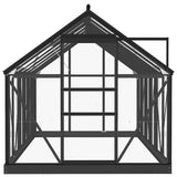 Glass Greenhouse Anthracite 155x298x191 cm Aluminium 3082335