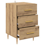 Bedside Cabinet Artisan Oak 40 x 40 x 66 cm Engineered Wood 882108