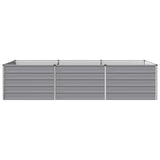Raised Garden Bed Grey 240 x 80 x 55 cm cold-rolled steel 8006409