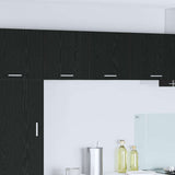 Hanging Cabinet 2 pcs Black Oak and White 40 x 31 x 40 cm 884133