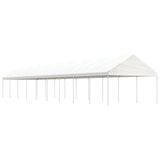 Gazebo with Roof White 20.07x4.08x3.22 m Polyethylene 3155517