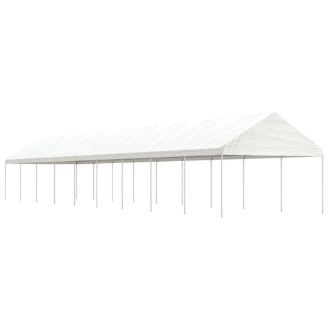 Gazebo with Roof White 20.07x4.08x3.22 m Polyethylene 3155517