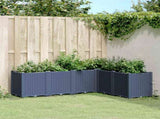 Garden Planter Blue Grey 160x120x53 cm PP 367861