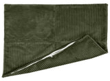 Cushion Cover 6 pcs ALMELO Green 65 x 65 cm Corduroy 915514