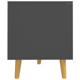 TV Cabinet Grey 90x40x48.5 cm Engineered Wood 326779
