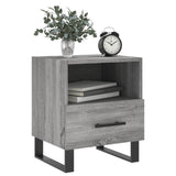 Bedside Cabinets 2 pcs Grey Sonoma 40x35x47.5 cm Engineered Wood 827497