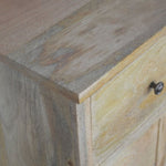 Oak-ish Solid Wood 8 Drawer Chest IN050