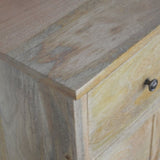 Oak-ish Solid Wood 8 Drawer Chest IN050