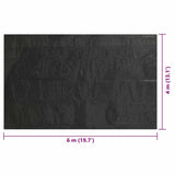 Pool Cover Black PE film with air chambers Large Water-resistant 92964