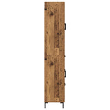 Highboard with Drawer 2 pcs Old Wood Engineered Wood 3415700