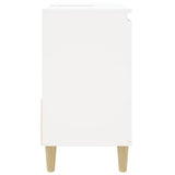 Bathroom Cabinet White 65x33x60 cm Engineered Wood 819820
