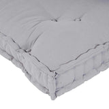 Sofa Cushion 2 pcs Grey Fabric 4019099