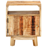 Bedside Table 40x30x50 cm Rough Mango Wood 320928