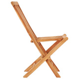 Outdoor Dining Set Natural Teak Solid Teak Wood 5 Piece Set 49003