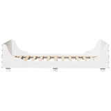 Bed Frame without Mattress White 75x190 cm Small Single Solid Wood Pine 850792