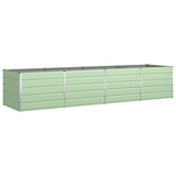 Planter Pastel Green 385 x 100 x 75 cm Galvanised Steel 42018276