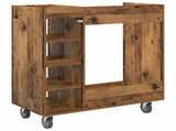 Golf Cabinet with Wheel Plain Old Wood 90 x 45 x 98 cm 899469
