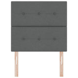 ZNTS LED Headboard Dark Grey 80 cm Fabric 3338385