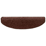 Self-adhesive Stair Mats 15 pcs Brown 80 x 24.5 x 3.5 cm 42038654