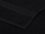 Hand Towels "FROGN" 10 pcs Black 50x100 cm 360 gsm 136952