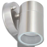 Outdoor LED Wall Lights 2 pcs Stainless Steel Downwards 42414