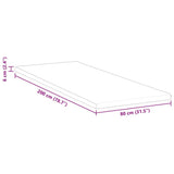 Mattress Topper White 80 x 200 x 6 cm Jaquard Fabric 4106177