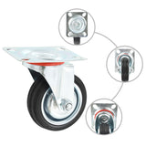 16 pcs Swivel Casters 75 mm 277943