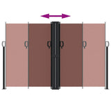 Retractable Side Awning Brown 160x1200 cm 4004824