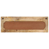 Wall-mounted Coat Rack with 6 Hooks Solid Wood Mango 358952