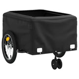 Bike Trailer Black and Orange 45 kg Iron 94103